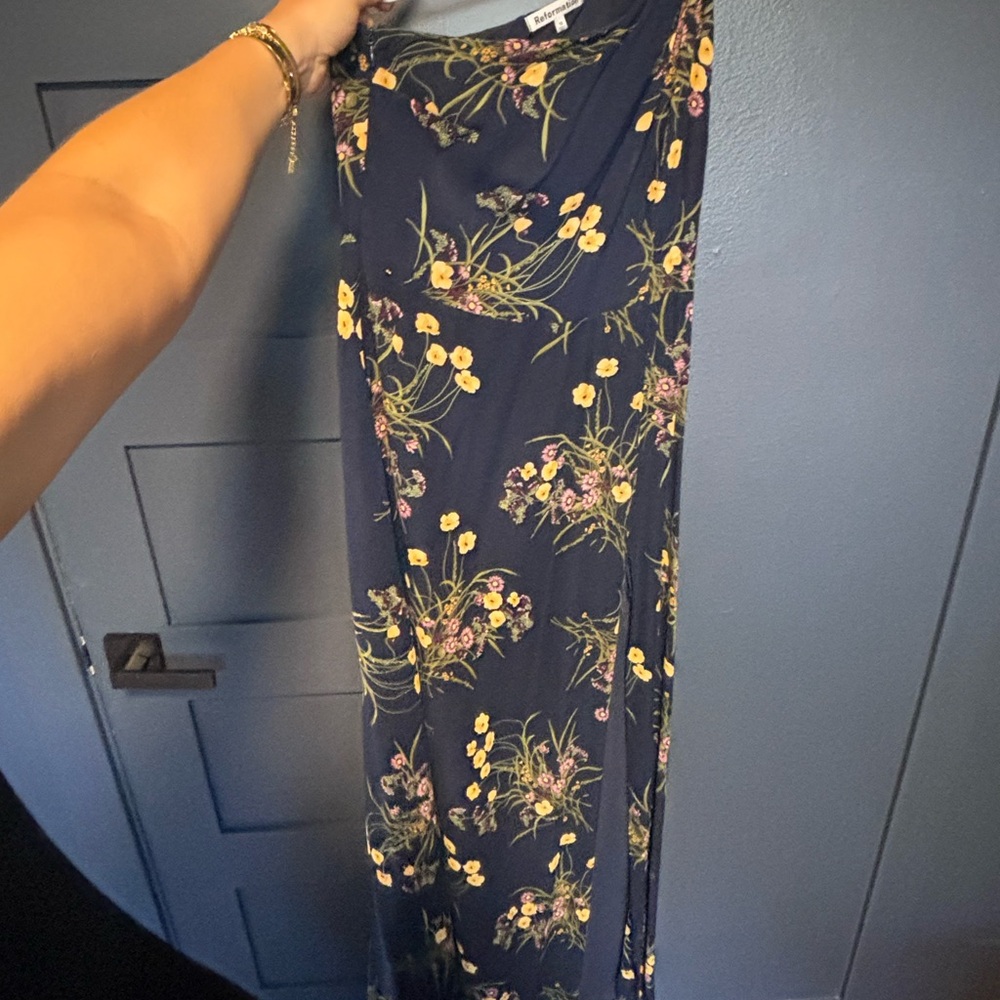 Size 10 reformation one shoulder dress